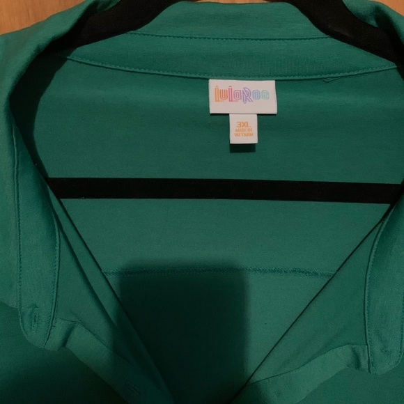 Lularoe button up blouse - Picture 3 of 3